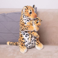 Мягкая игрушка Леопард с детенышем DW303007808BR